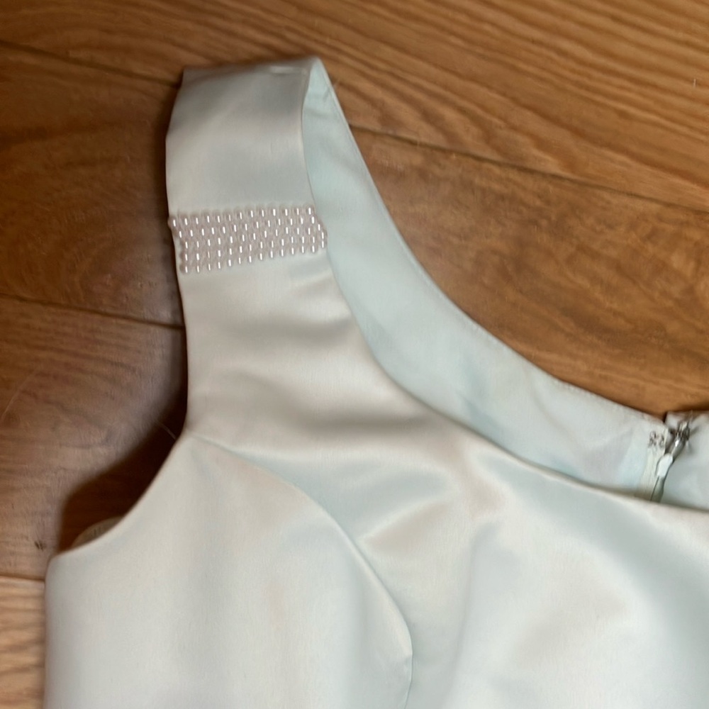 Vintage pale blue gown sz 18 sleeveless - Picture 4 of 9